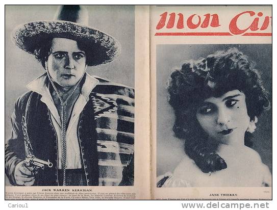 C1 Mon Cine 1924 Jack KERRIGAN Blanche MONTEL Sechan - Zeitschriften