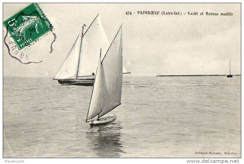 PAIMBOEUF - YACHT ET BATEAU MODELE - JOUET MODELE REDUIT - Paimboeuf