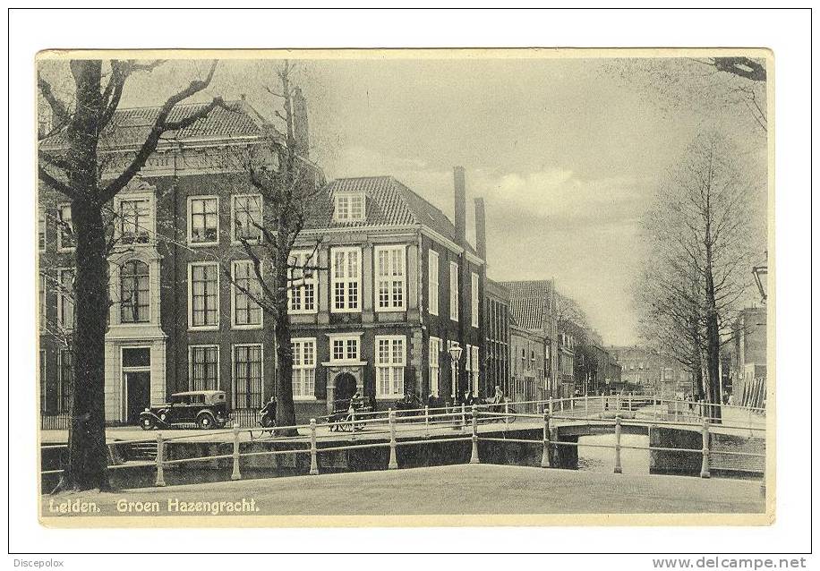 C753 Leiden - Groen Hazengracht - Old Mini Card / Non Viaggiata - Leiden