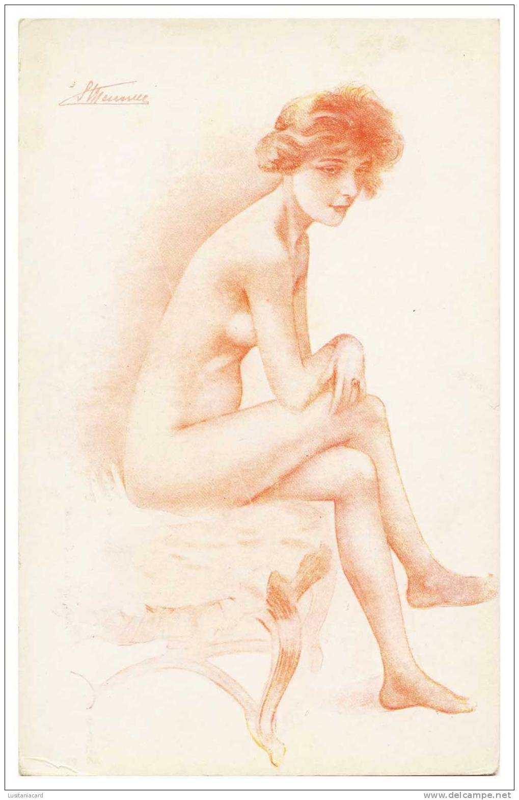 FRANCE - ILLUSTRATEURS - « Suzanne Meunier» -Étude De Nu. (Nº3 Série 43) Carte Postale - Meunier, S.