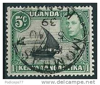 K.U.T.  1938/54  George VI - Pictorial  5 C Grün/schwarz  Mi-Nr.53  Gestempelt / Used - Kenya, Uganda & Tanganyika