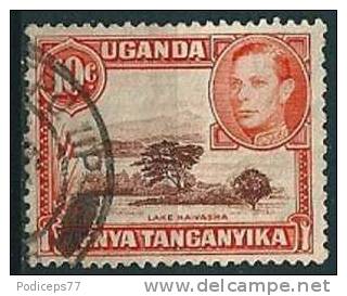 K.U.T.  1938/54  George VI - Pictorial  10 C Orange/braun  Mi-Nr.55 A  Gestempelt / Used - Kenya, Ouganda & Tanganyika