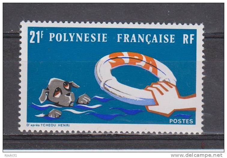 Polynésie YT 96 ** : Société Protectrice Des Animaux - 1974 - Nuevos