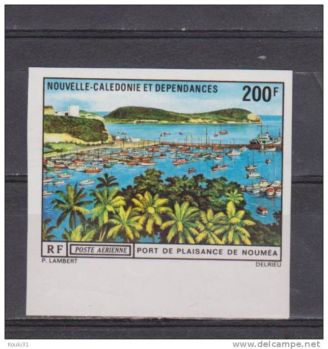 Nouvelle-Calédonie YT PA 124 Non Dentelé ** : Port De Plaisance De Nouméa - 1971 - Imperforates, Proofs & Errors