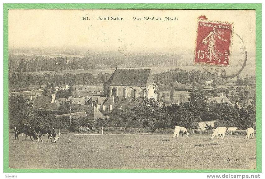 18 SAINT-SATUR - Vue Générale (Nord) - Saint-Satur