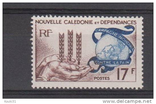Nouvelle-Calédonie YT 307 ** : Campagne Contre La Faim - 1963 - Unused Stamps