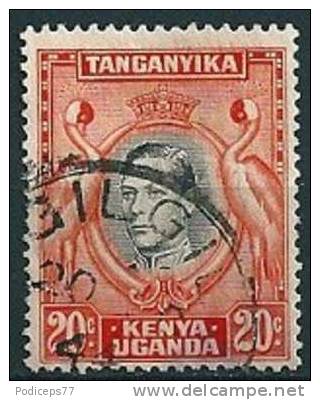 K.U.T.  1938/54  George VI - Pictorial  20 C (Z. 13 1/4 : 13 3/4)  Mi-Nr.60 D  Gestempelt / Used - Kenya, Oeganda & Tanganyika