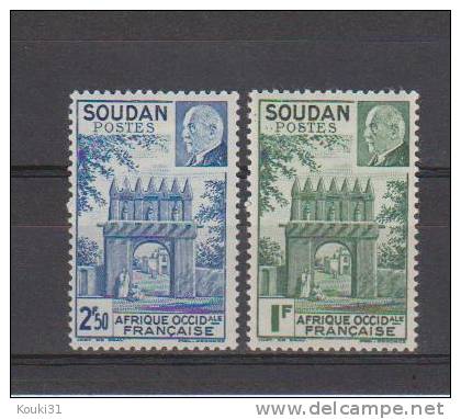 Soudan YT 129/30 * : Porte De Djenné - Unused Stamps