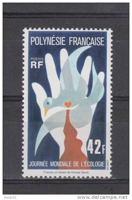 Polynésie YT 109 ** : Pigeon Et écologie - 1976 - Neufs