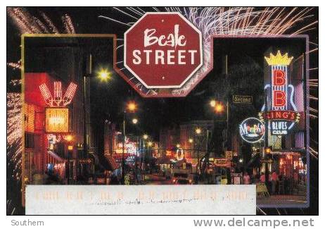 Carte World Famous Beale Street - Memphis