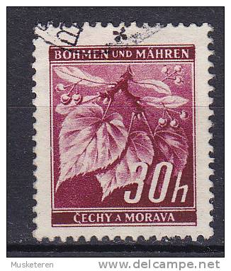 Böhmen & Mähren 1939 Mi. 24    30 H Lindenzweig Mit Lindenfrüchten - Used Stamps