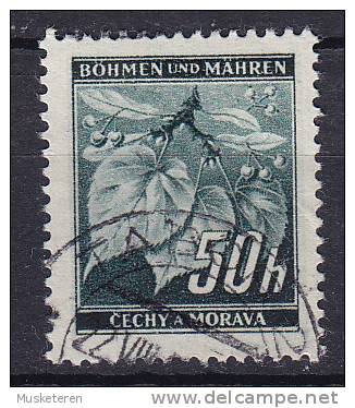 Böhmen & Mähren 1939 Mi. 26    50 H Lindenzweig Mit Lindenfrüchten - Gebruikt