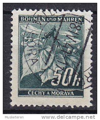 Böhmen & Mähren 1939 Mi. 26    50 H Lindenzweig Mit Lindenfrüchten - Gebraucht