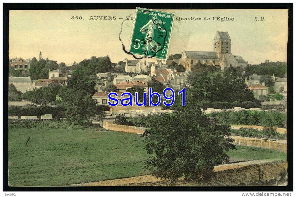 Auvers -   Vue Générale Du Quartier De L'Eglise - Réf :11953 - Auvers Sur Oise