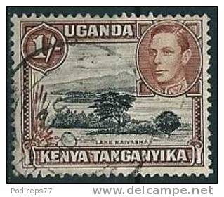 K.U.T.  1938/54  George VI - Pictorial  1 Sh (Z. 13 : 12 1/2)  Mi-Nr.66 C  Gestempelt / Used - Kenya, Oeganda & Tanganyika