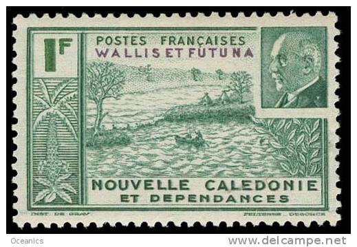 Wallis Et Futuna (Y/T No,  90-91 - Timbres De Nouvelle Calédonie [Pétain]) * - Ungebraucht