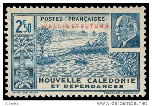 Wallis Et Futuna (Y/T No,  90-91 - Timbres De Nouvelle Calédonie [Pétain]) * - Ongebruikt