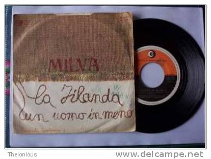 # Disco 45 Giri: Milva " La Filanda " - " Un Uomo In Meno " - Autres - Musique Italienne