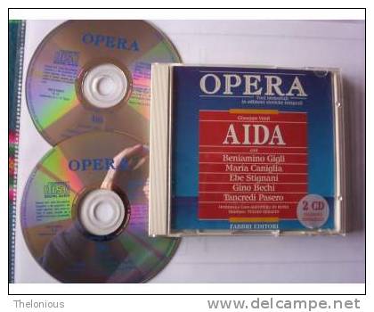 Opera Lirica AIDA Di Giuseppe Verdi - 2 Cd  Con Beniamino Gigli - Opera / Operette