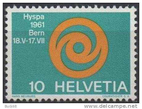 SUISSE HELVETIA SCHWEIZ 674 ** MNH Hyspa 1961 Expo HYGIENE SPORT à BERNE - Ongebruikt