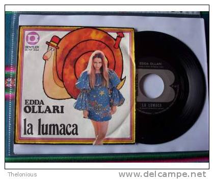 # Disco 45 Giri: Edda Ollari  Titoli: La Lumaca / Un Attimo - Otros - Canción Italiana