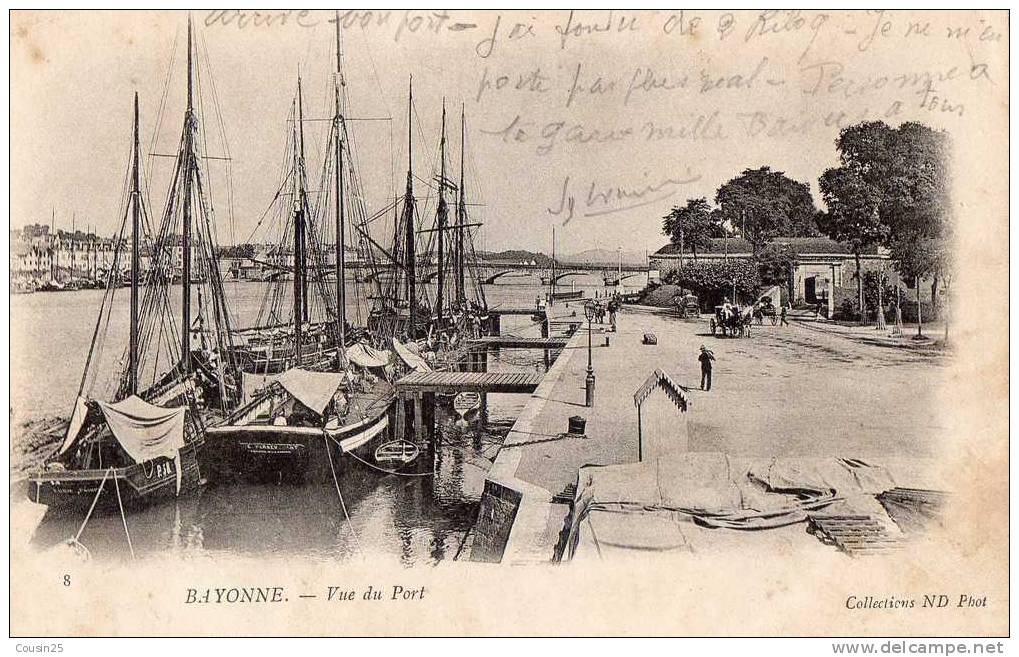 64 BAYONNE - Vue Du Port - Bayonne