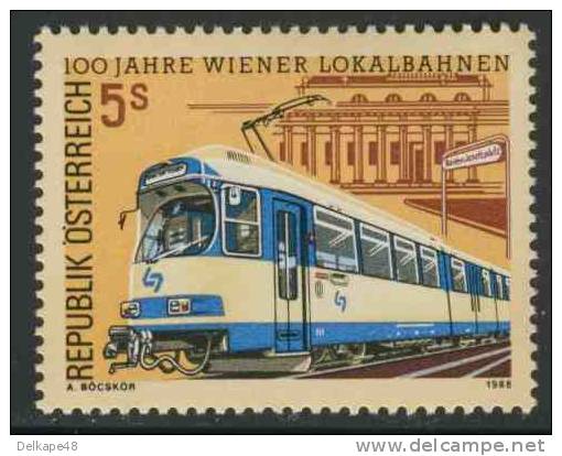 Oostenrijk Austria Österreich 1988 Mi 1917 ** Modern Electric Tram+ Josefsplatz Stop- Viennese NLocal Railways Stock Cor - Tram