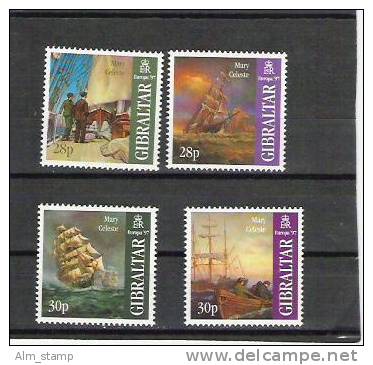 1997 Gibraltar  Mi. 783-6 ** MNH Europa: Sagen Und Legenden - 1997