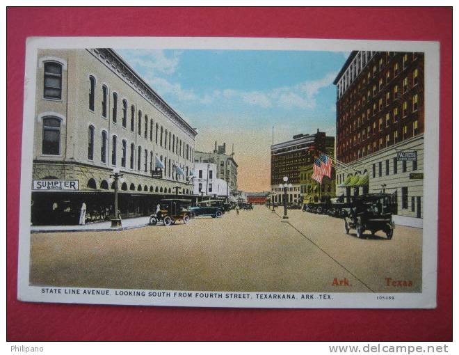 Texarkana Ark Tx  State Line Avenue Vintage Wb-----===========(ref 124) - Other & Unclassified