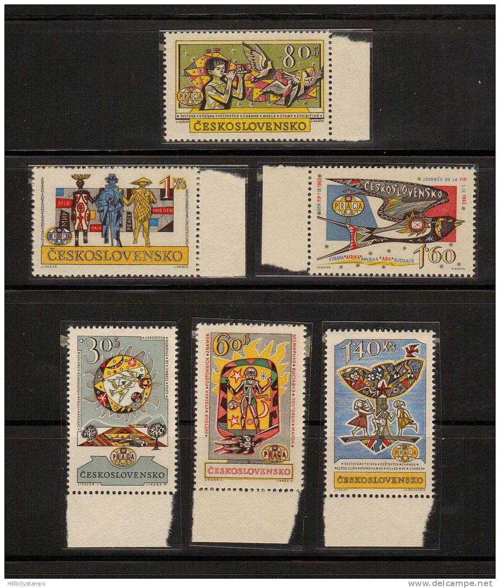 Czechoslovakia  Unused Year 1962 No 1128-33 - Unused Stamps