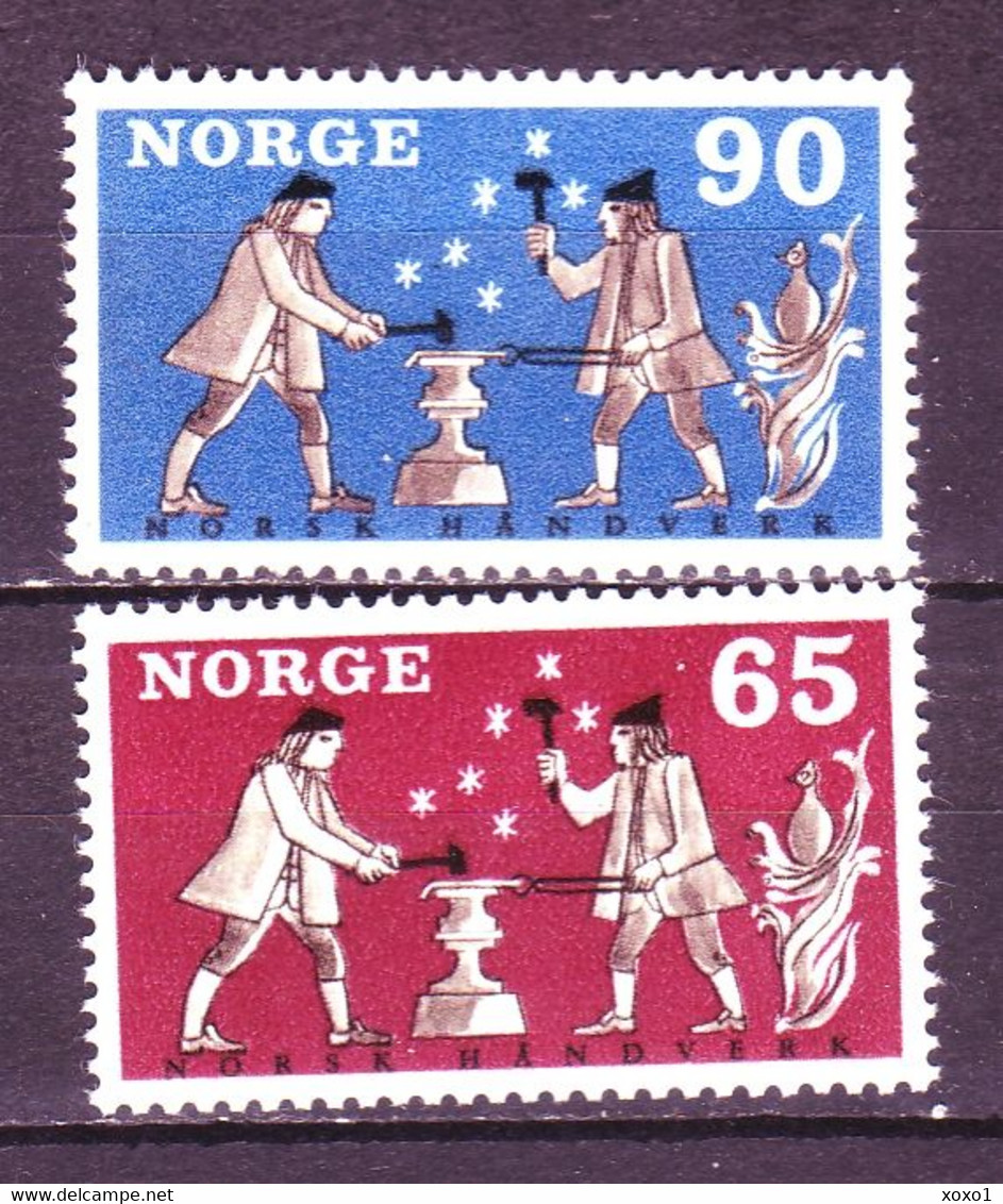 Norway 1968 MiNr. 564 - 565  Norwegen Crafts  Blacksmiths 2v MNH** 1,30 € - Unused Stamps