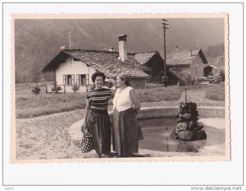 Valle Aosta Gressoney Fotografica (12 X 9) 1953 - Autres & Non Classés