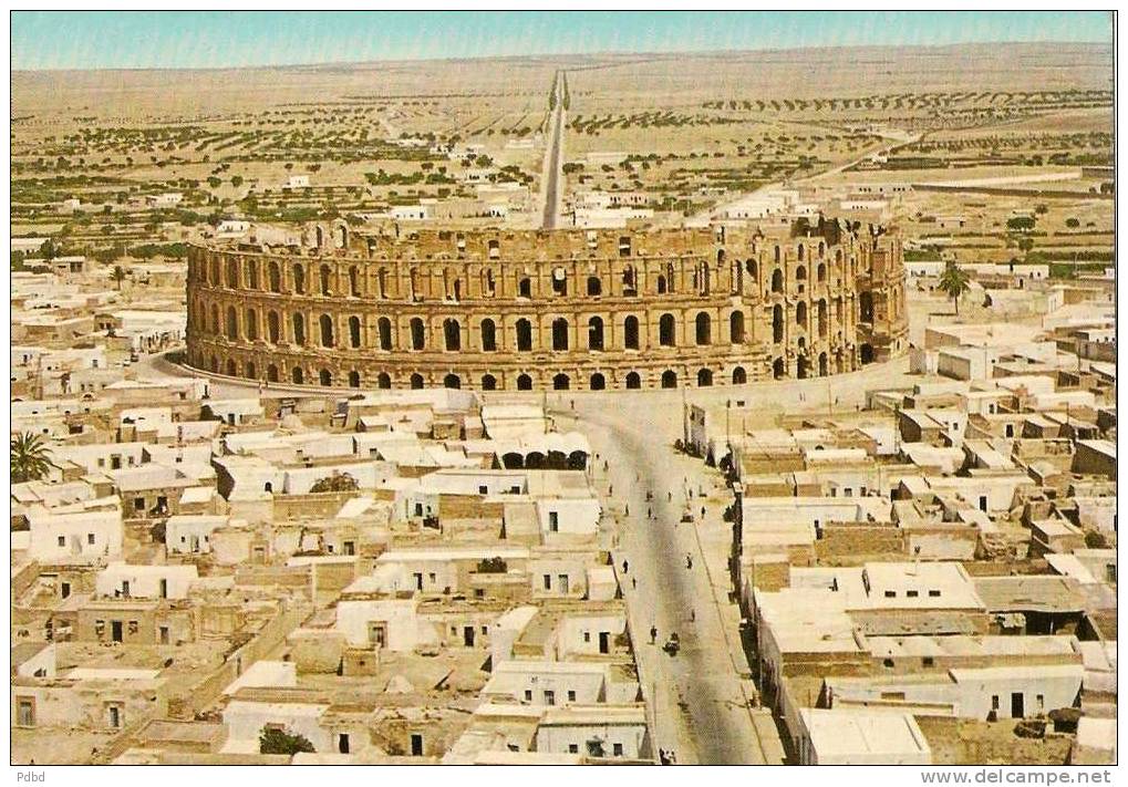 TUNISIE . EL DJEM . 2 Cartes . - Tunisie