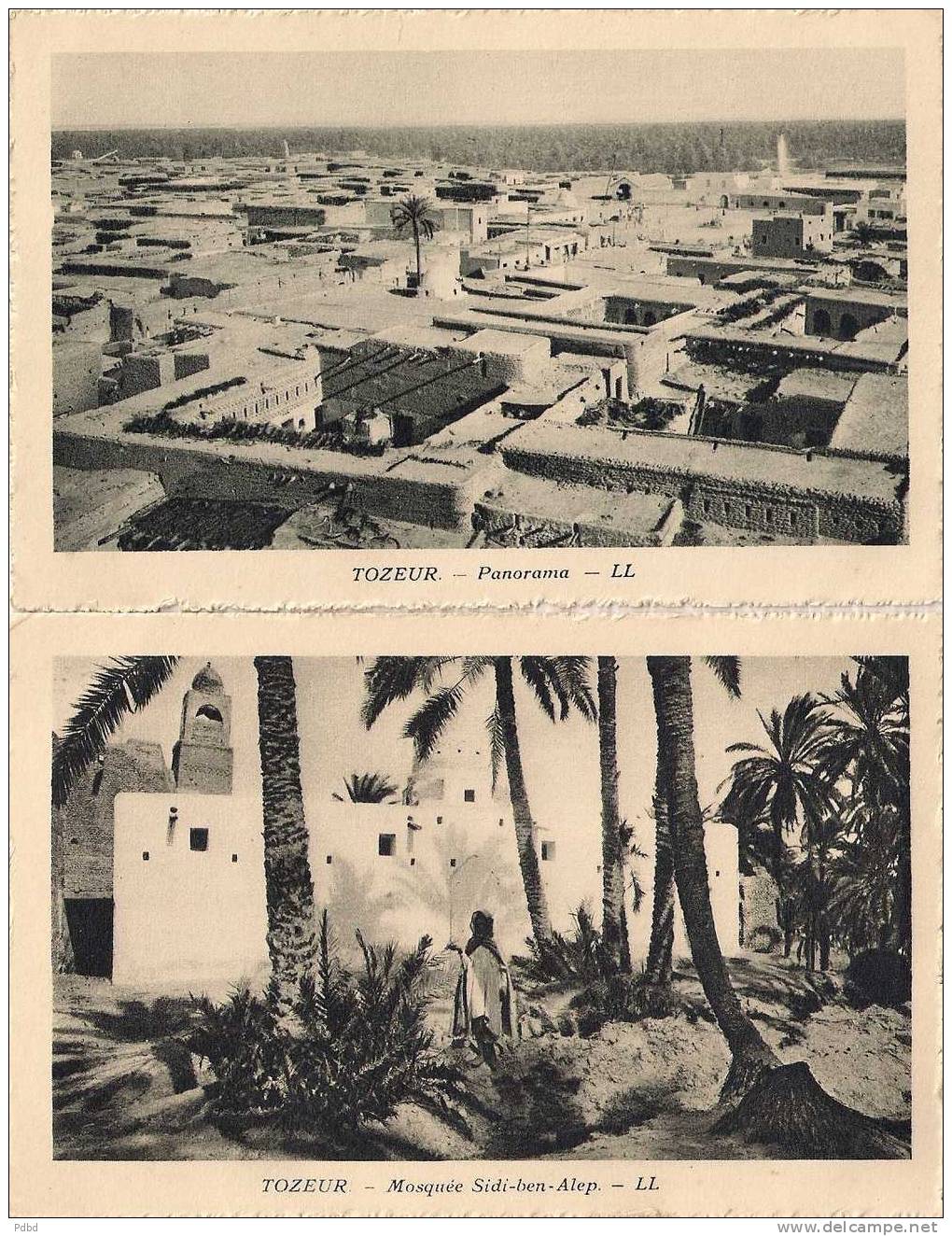 TUNISIE . TOZEUR . 2 Cartes . - Tunisie