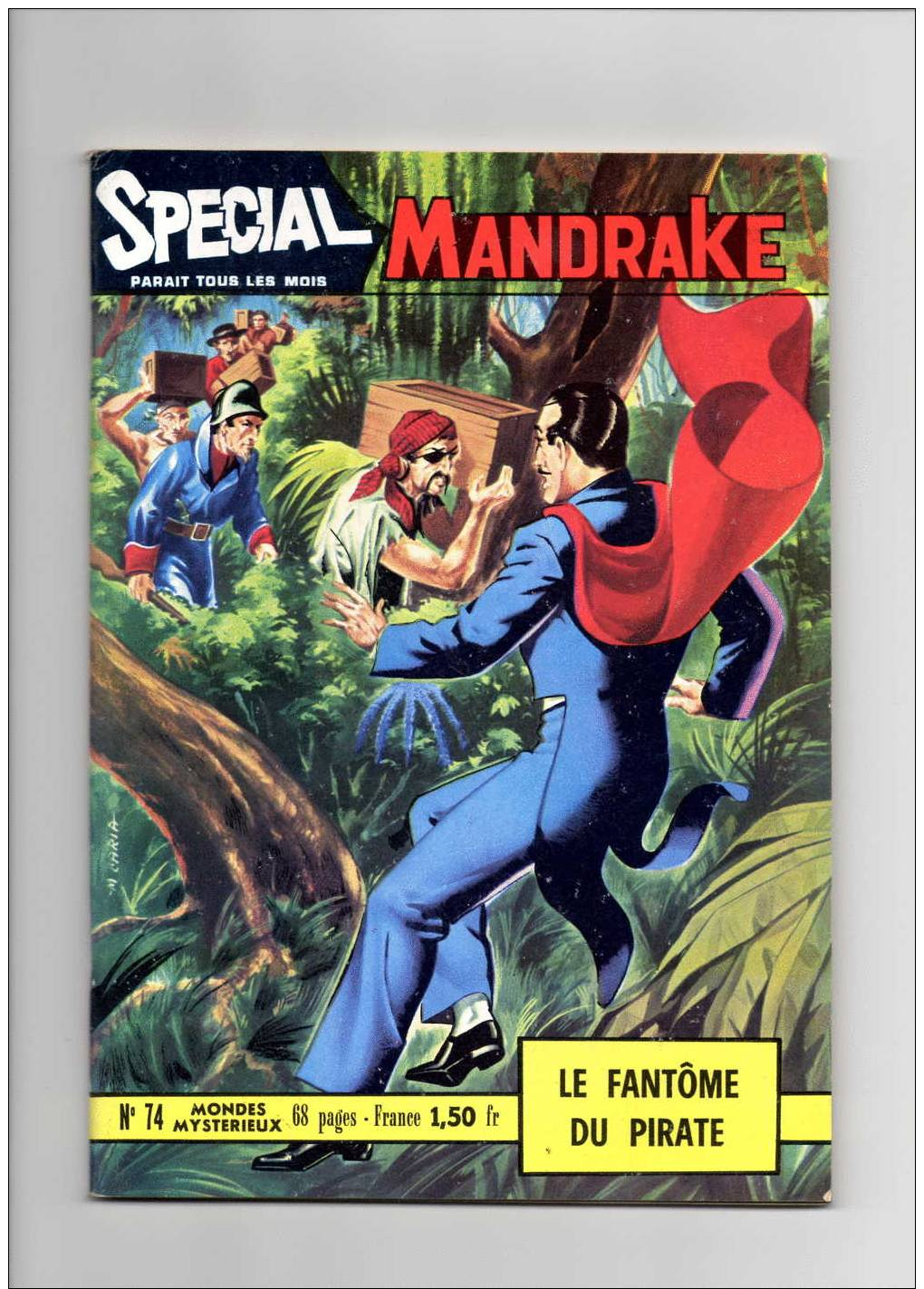 BD Spécial Mandrake N°74 (mensuel De Novembre 1969) - Mandrake