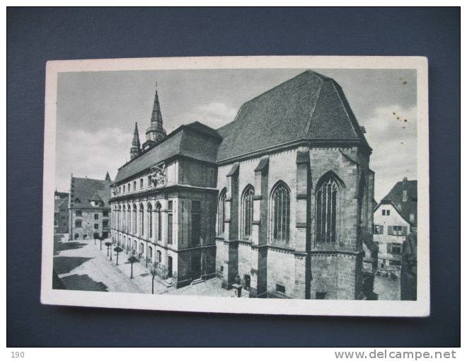 ANSBACH Gumbertuskirche Mit Schwanenordens Ritterkapelle - Ansbach