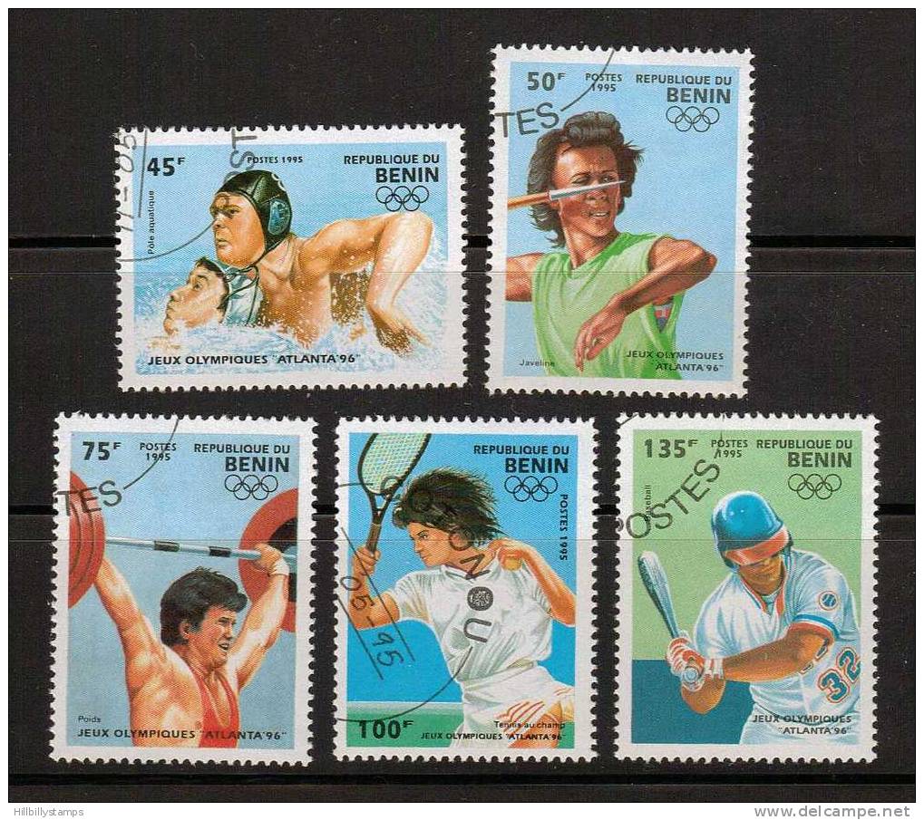 Benin No 734-38 Used Short Set Date 1995 - Bénin – Dahomey (1960-...)