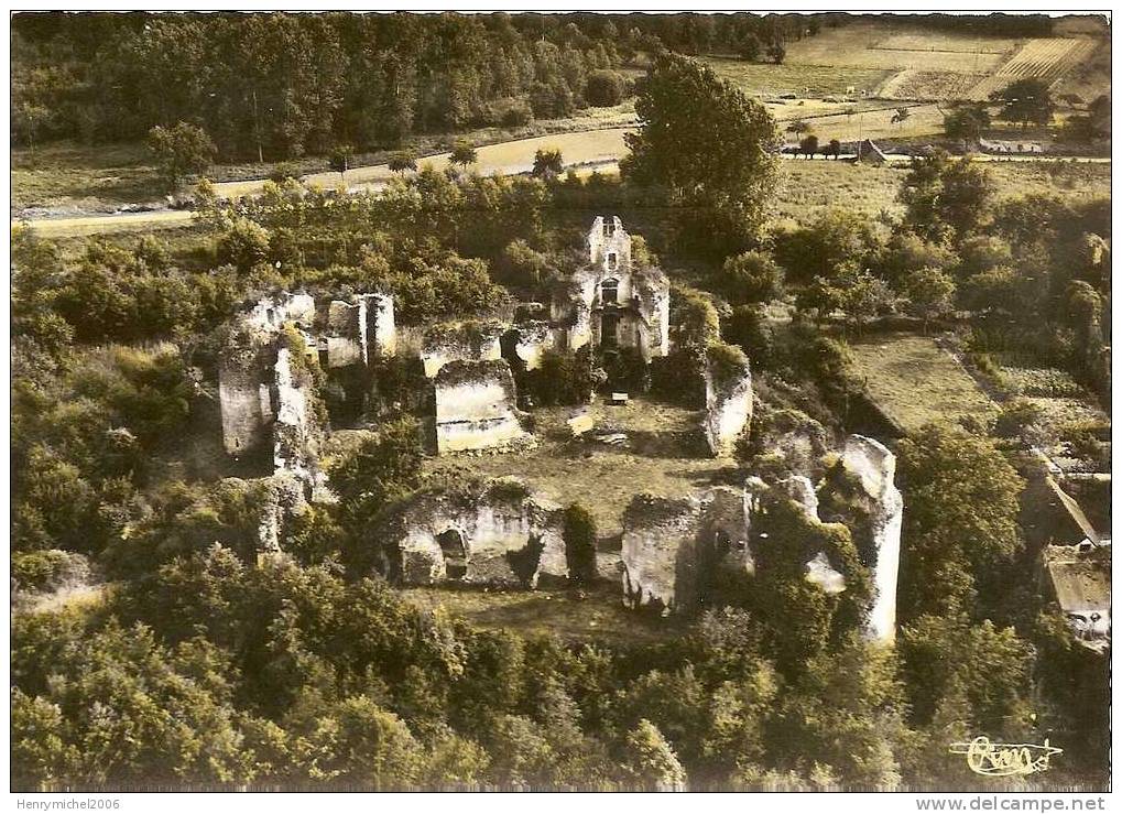 Indre Et Loire Chateau La Vallière , Ruines Du Chateau De Vaujours Vue Aérienne  , Ed Photo Cim - Other & Unclassified