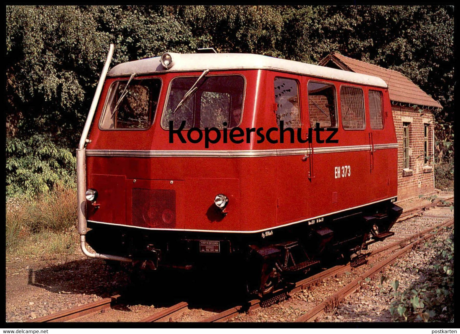 POSTKARTE GLEISKRAFTWAGEN EH 373 IN OSNABRÜCK PIESBERG EX DUISBURG HÄFEN Train Zug Railway Eisenbahn Lokomotive AK Cpa - Osnabrück