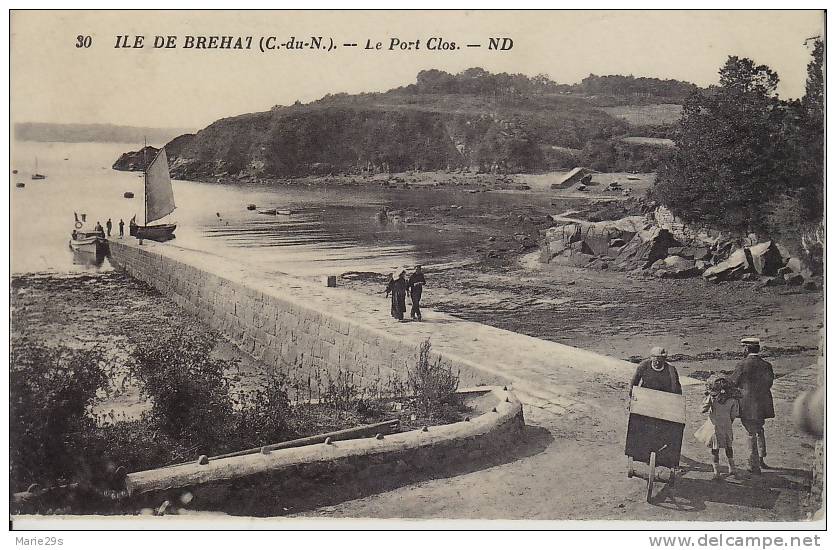 22 ILE DE BREHAT Le Port Clos - Animée - Ile De Bréhat