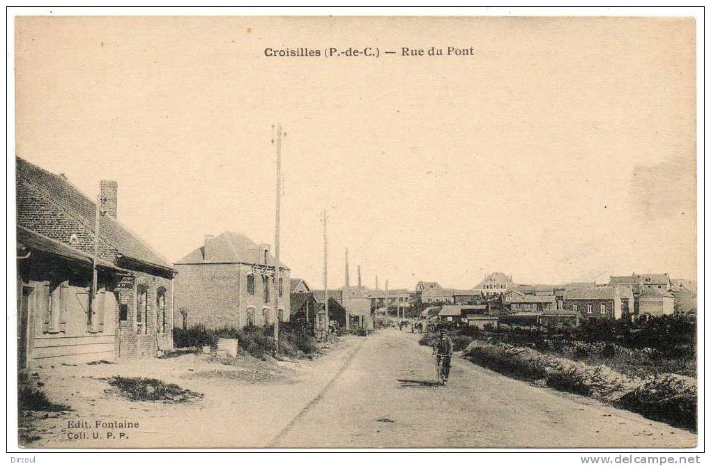 17086  -    Croisilles -Pas  De  Calais -    Rue  Du  Pont - Croisilles