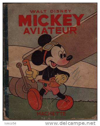 Walt Dysney  " Mickey  Aviateur " 1948 - Otros & Sin Clasificación