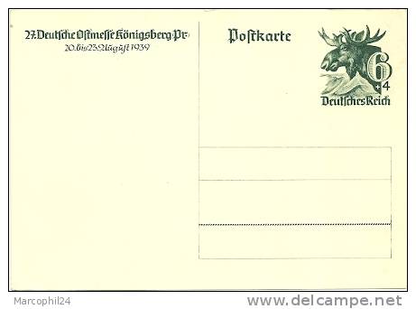 FAUNE + CERVIDÉS = ALLEMAGNE / KONIGSBERG 1939 = ENTIER ' ELAN' - Animalez De Caza