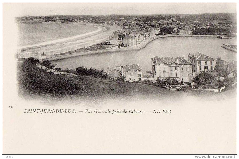 SAINT-JEAN-DE-LUZ - Vue Générale Prise De Ciboure - Saint Jean De Luz