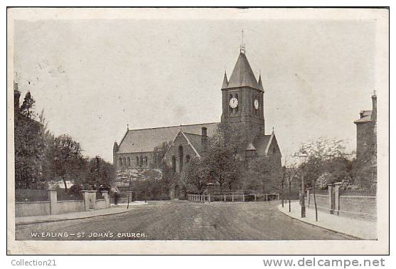 W. EALING ... ST JOHN'S CHURCH - Middlesex