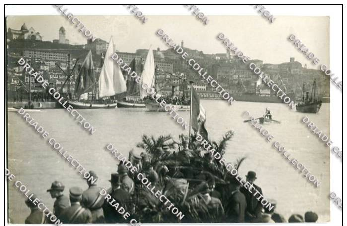 FOTO CARTOLINA VISITA S.A.R. PRINCIPE DI PIEMONTE UMBERTO DI SAVOIA ANCONA ANNO 1923 CASE REALI - Ancona