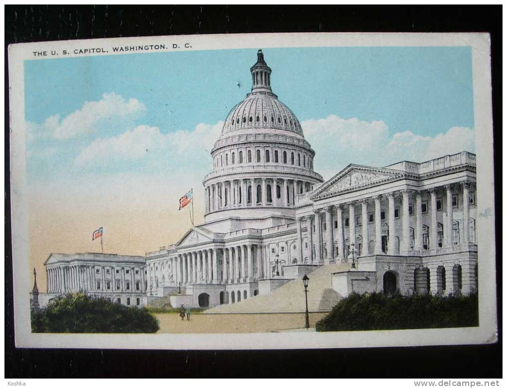 WASHINGTON D.C. - U.S.  Capitol - Washington News Comp - 1929  - Lot 2.3 - Washington DC