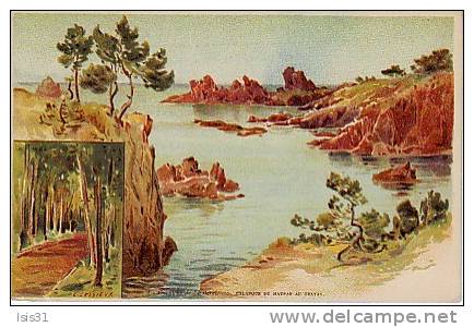 Illustrateurs - RF1215 - Lessieux - Dép 83 - Le Trayas - La Corniche De L´Esterel - Calanque De Maupas - état - Lessieux