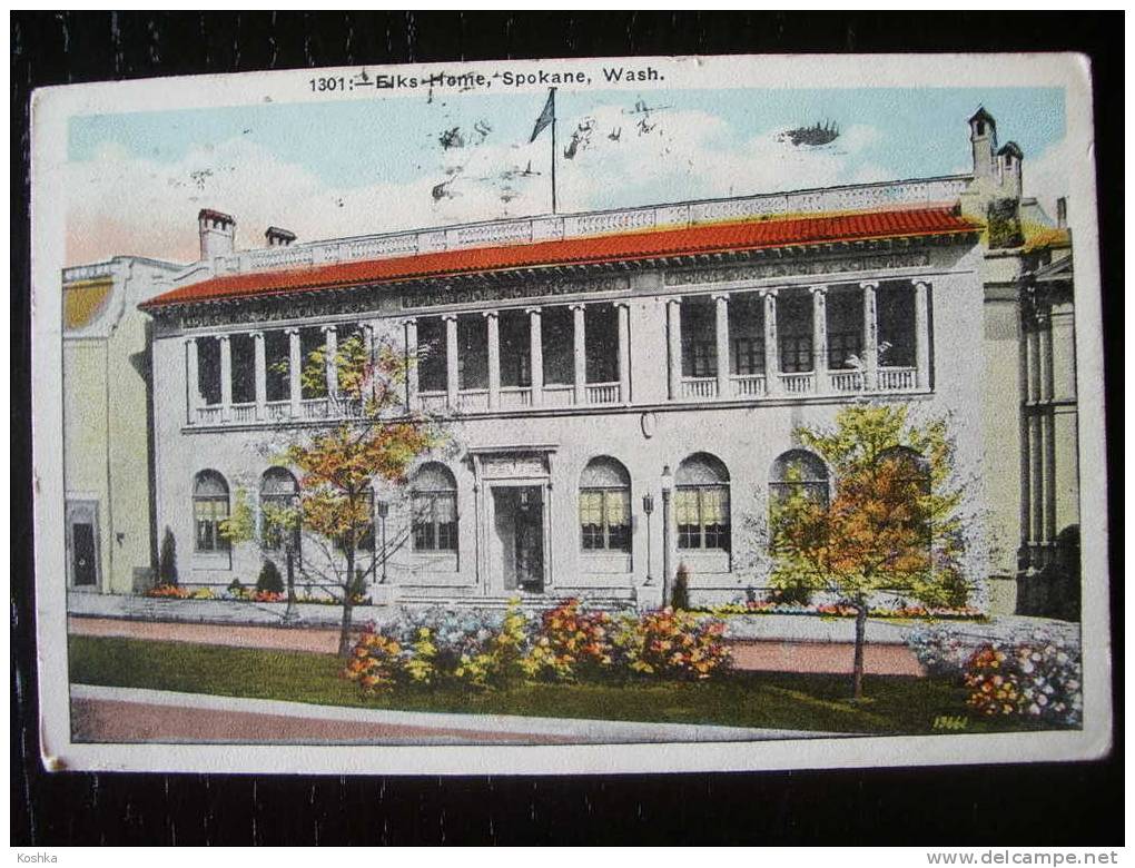 SPOKANE - Elks Home - 1932 - Graham - Lot 2.3 - Spokane