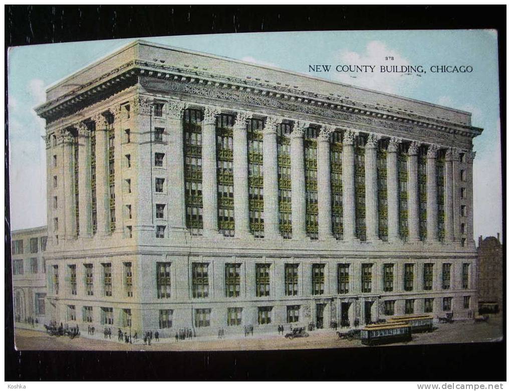 CHICAGO - New County Building - 1908 - CT - Lot 2.3 - Chicago